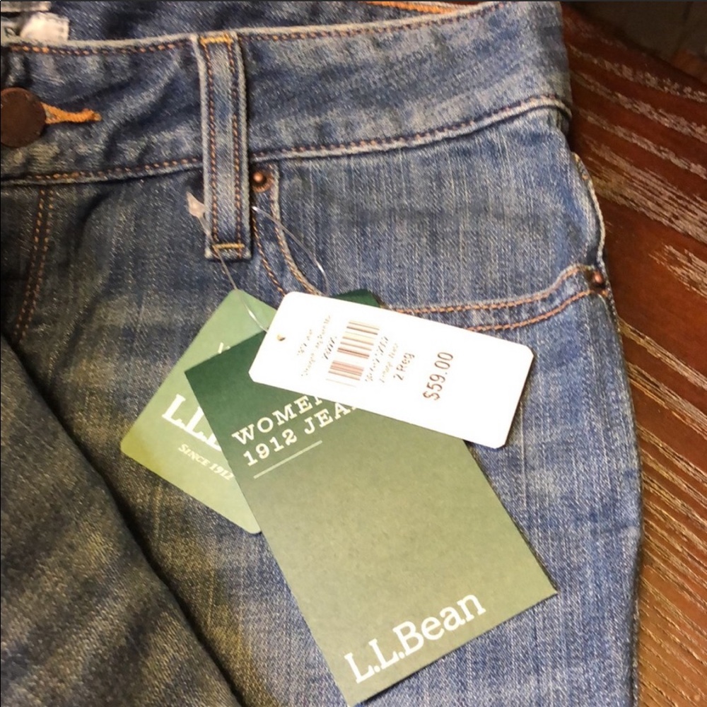 LL Bean Favorite Fit Straight Leg Jeans - 2